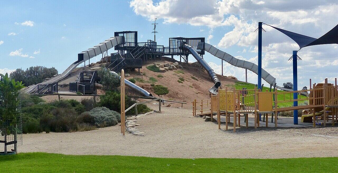 Large outdoor playground